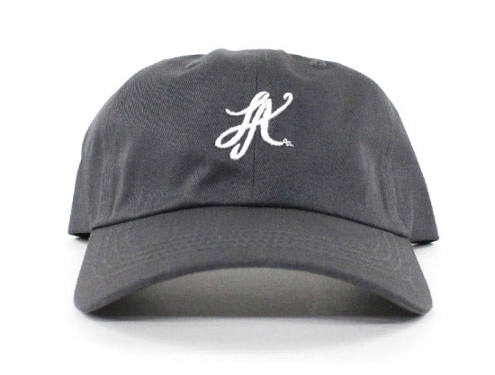 LA Dad Hat (Dark Gray White)