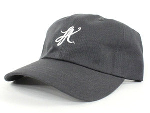 LA Dad Hat (Dark Gray White)