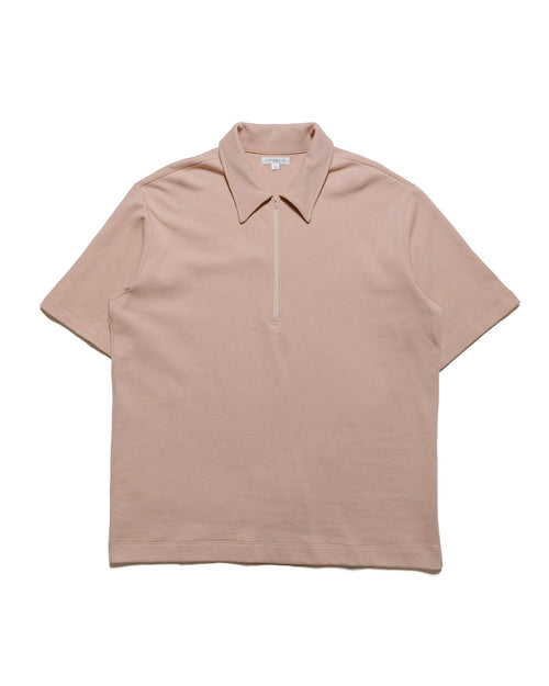 lost & found Lady White Co. Lady White Co. Half Zip Polo Pink Glass
