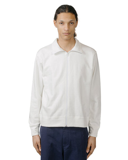 lost & found Lady White Co. Lady White Co. Textured Full Zip White