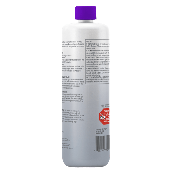 Leisure Time Foam Down - Quart