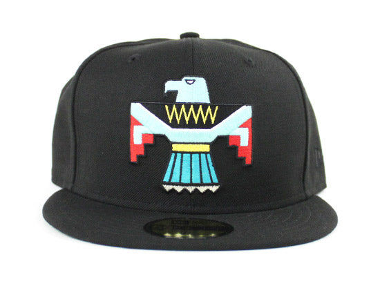 Lightning Bird New Era 59Fifty Fitted Hat (Black Green Under Brim)