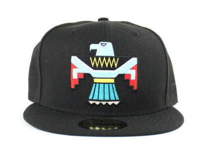 Lightning Bird New Era 59Fifty Fitted Hat (Black Green Under Brim)