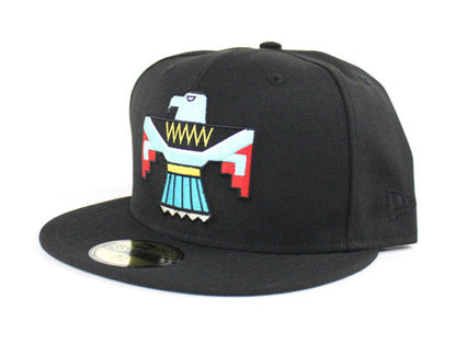 Lightning Bird New Era 59Fifty Fitted Hat (Black Green Under Brim)
