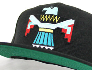 Lightning Bird New Era 59Fifty Fitted Hat (Black Green Under Brim)
