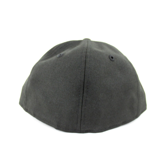 Lion Crest New Era 59Fifty Fitted Hat (Black Metallic Gold Gray Under Brim)