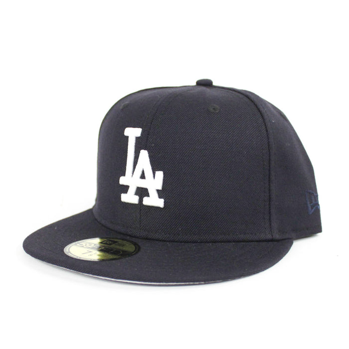 Los Angeles Dodgers New Era 59Fifty Fitted Hat (Navy Gray Under Brim)