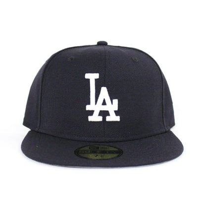 Los Angeles Dodgers New Era 59Fifty Fitted Hat (Navy Gray Under Brim)