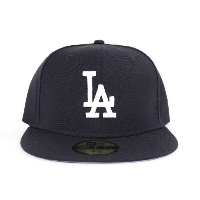 Los Angeles Dodgers New Era 59Fifty Fitted Hat (Navy Gray Under Brim)
