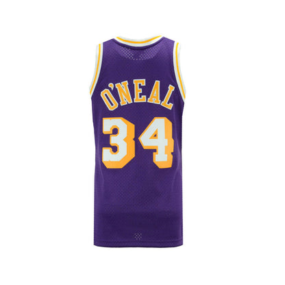 Los Angeles Lakers #34 Shaquille O’Neal Mitchell and Ness Swingman Jersey