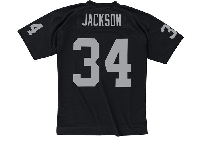 Los Angeles Raiders 1988 #34 Bo Jackson Mitchell and Ness Replica Jersey