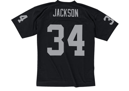 Los Angeles Raiders 1988 #34 Bo Jackson Mitchell and Ness Replica Jersey