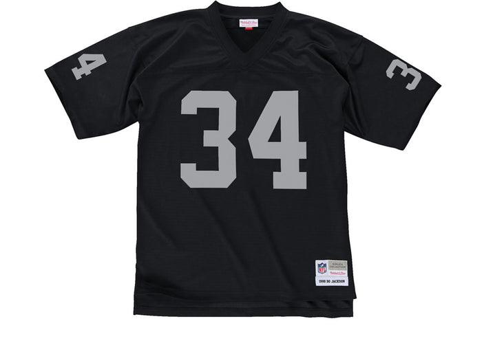 Los Angeles Raiders 1988 #34 Bo Jackson Mitchell and Ness Replica Jersey