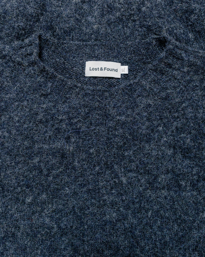 lost & found Lost & Found Lost & Found Shaggy Sweater Charcoal