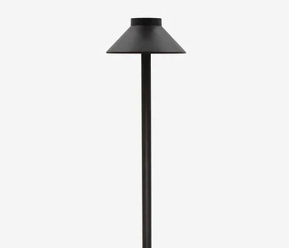 Lumien A5A4-4W Black Aluminum Path Light, Flat Top, 4 Watts