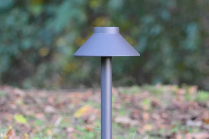 Lumien A5A4-4W Black Aluminum Path Light, Flat Top, 4 Watts