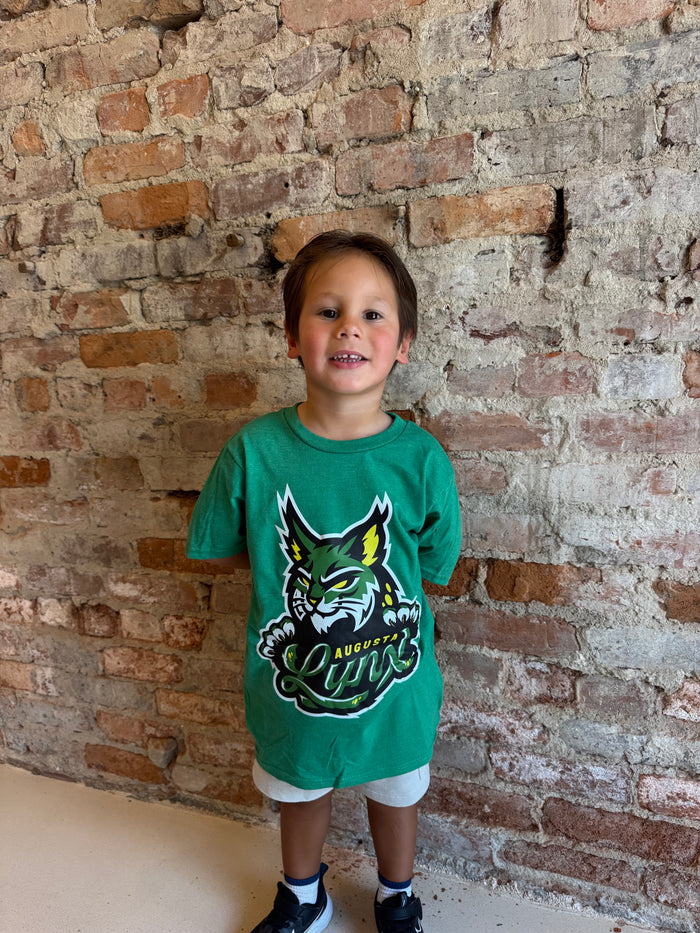 Lynx Youth Lockup Kelly Tee