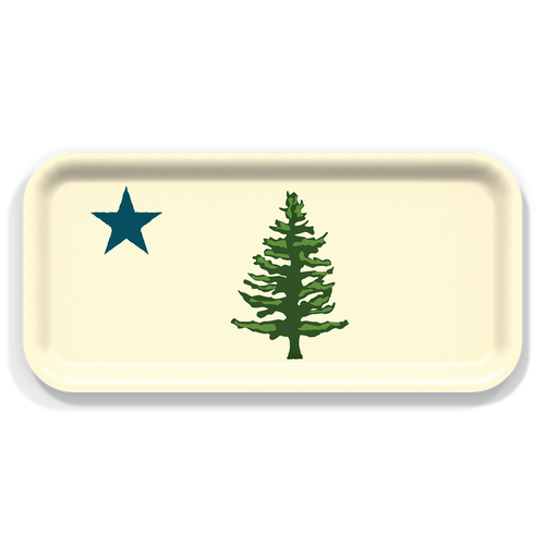 Maine Flag Small Tray