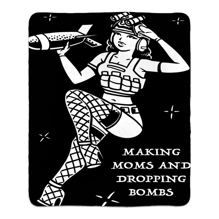 Making Moms Fleece Blanket