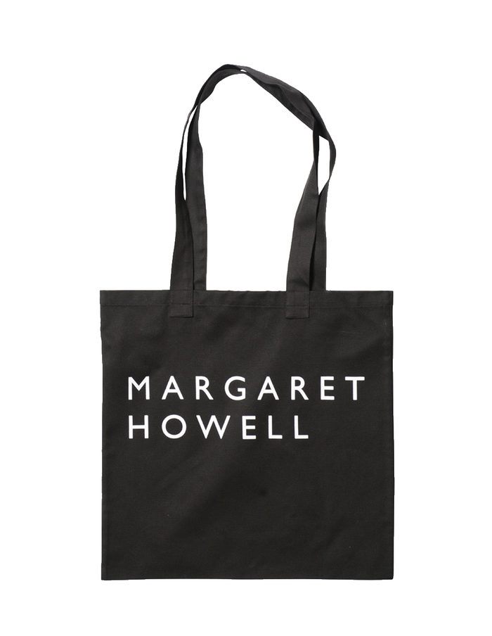 lost & found Margaret Howell Margaret Howell Logo Bag Cotton Drill Black