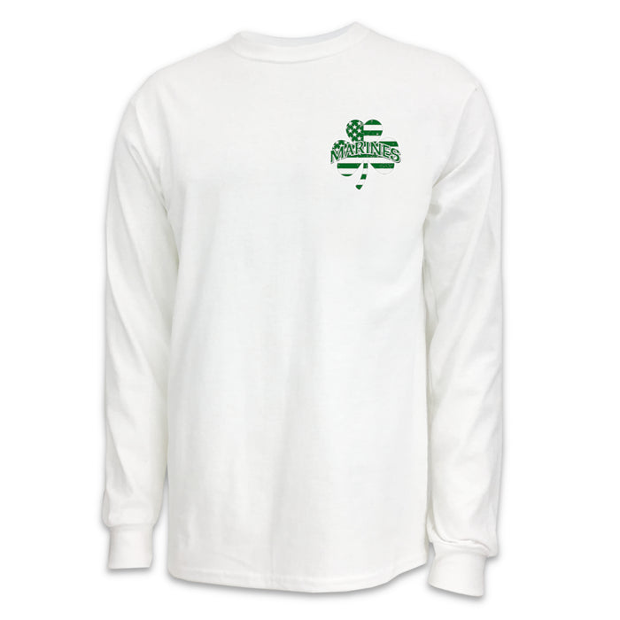Marines Shamrock Long Sleeve T-Shirt