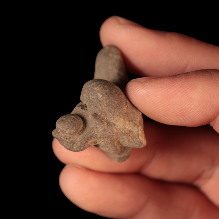 Mayan or Aztec Ceramic Figurine #4 (1.1 inches) - c. 600 to 1500 CE - Mexico - 7/12/23 Auction