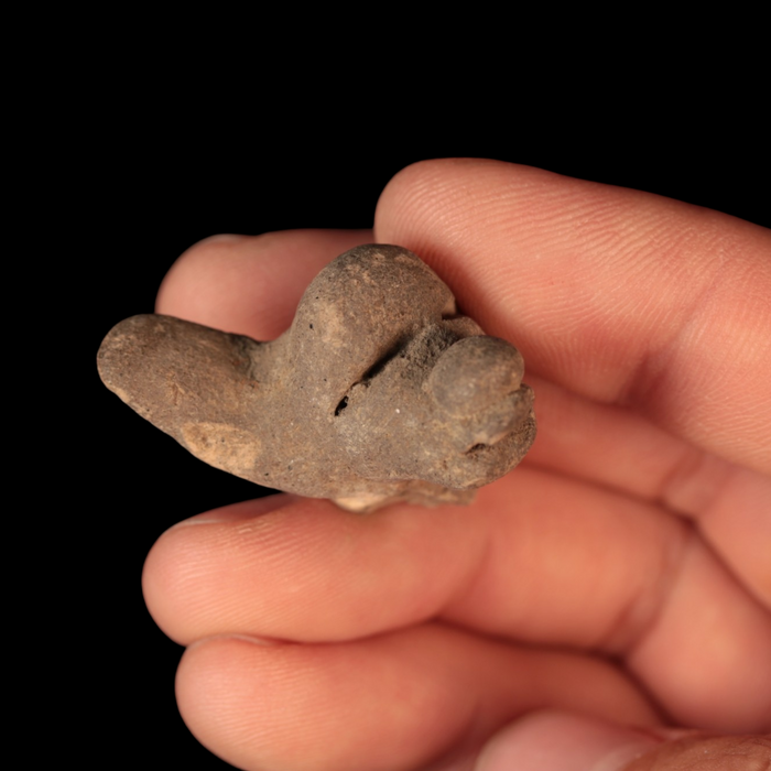 Mayan or Aztec Ceramic Figurine #4 (1.1 inches) - c. 600 to 1500 CE - Mexico - 7/12/23 Auction