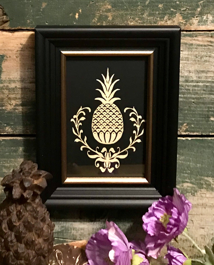 MB-FPS Pineapple Framed Scherenschnitte