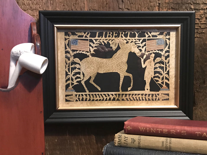 MB-LIB Liberty Framed Scherenschnitte