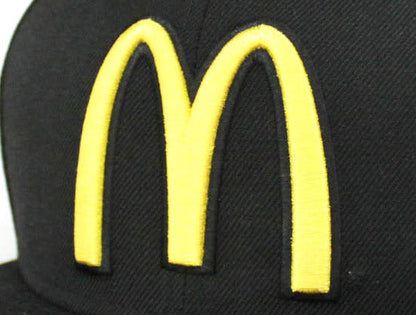 McDonalds New Era 59FIFTY Custom Fitted Hats (Jamie McMurray 1 Black Gray Under Brim)
