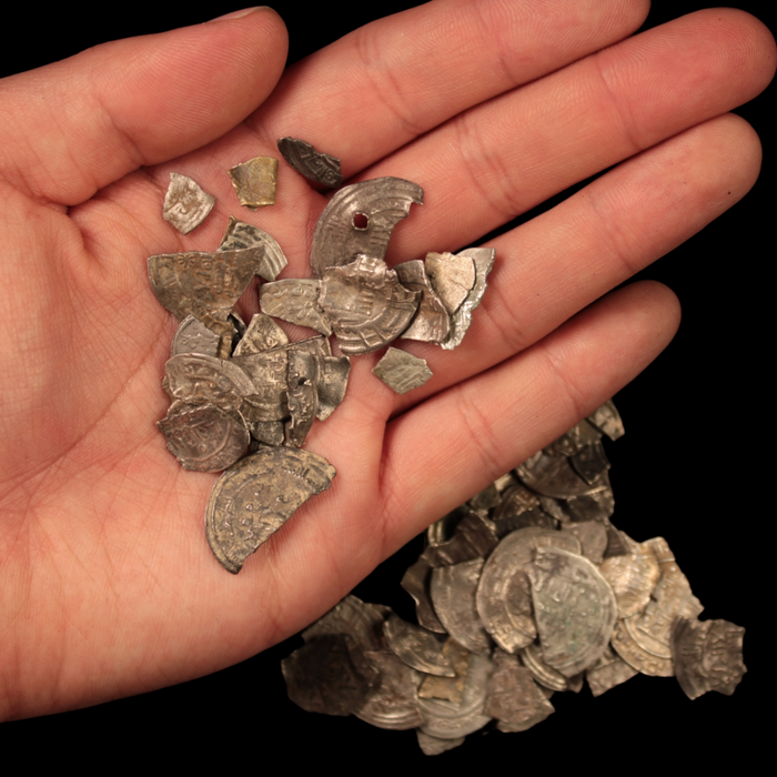 Medieval Change, Cut Dirham - c. 750 to 1300 CE - Iberian Peninsula
