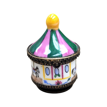 Carousel Porcelain Limoges Box Porcelain Limoges Carnival French Trinket Box