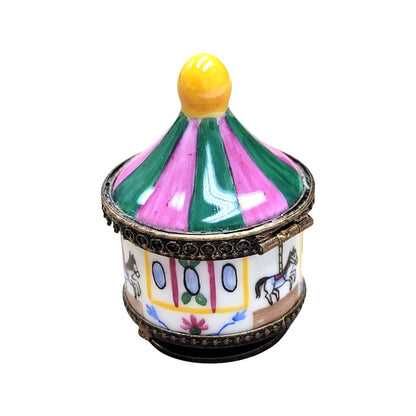 Carousel Porcelain Limoges Box Porcelain Limoges Carnival French Trinket Box