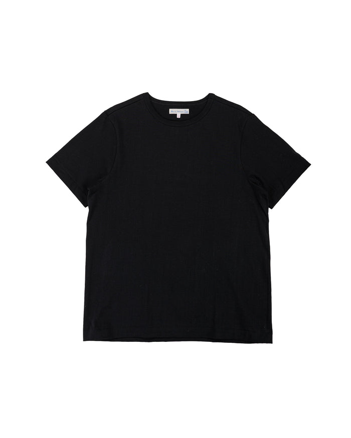 lost & found Merz B. Schwanen Merz B. Schwanen 215 Loopwheeled T-Shirt Deep Black