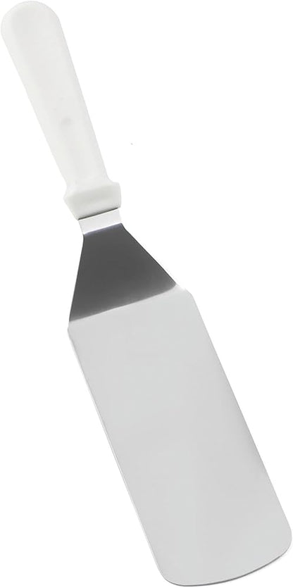 15" Long Metal Turner with White Handle