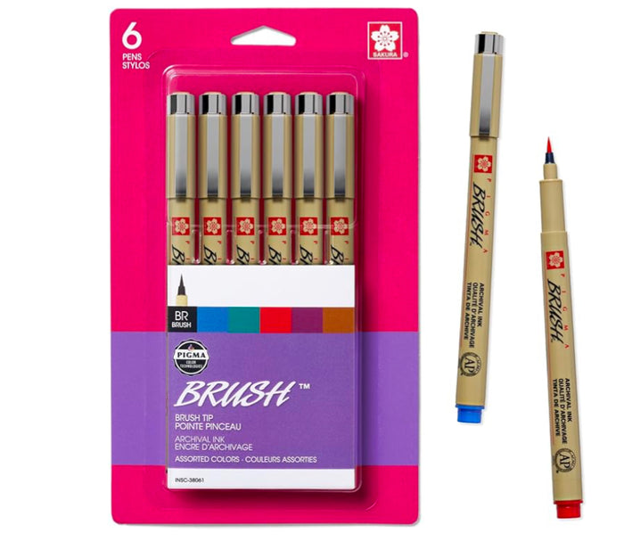 Micron Brush Set - Multicolor Set of 6