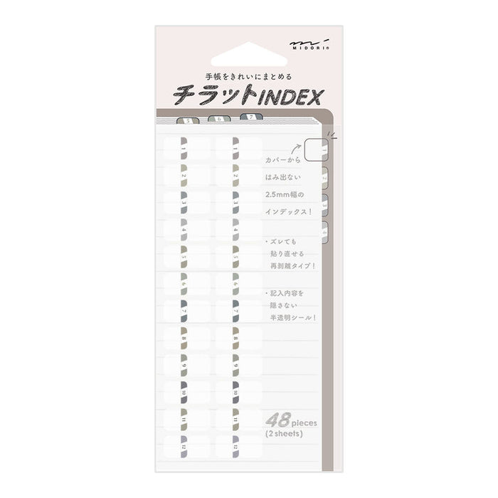 Midori Chiratto Index Tabs