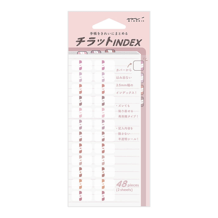 Midori Chiratto Index Tabs