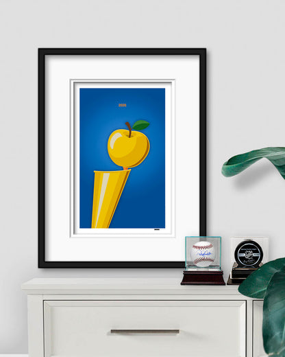 Minimalist 2026 Basketball Championship Art Print