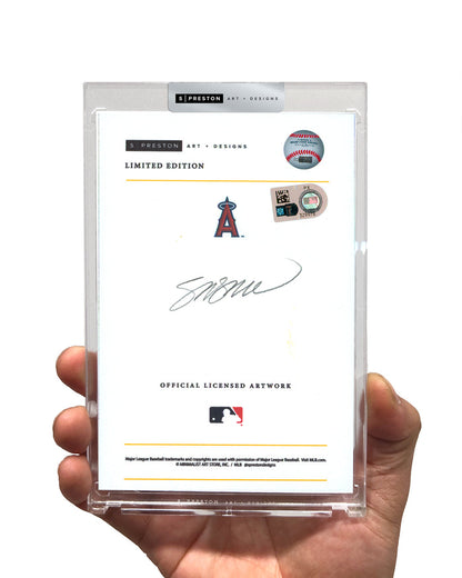 Minimalist Angles Stadium - Vladimir Guerrero Sr Autograph Slab - Authenticated