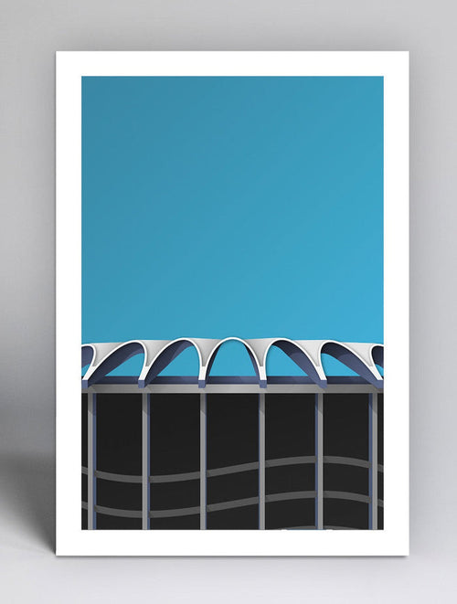 Minimalist Busch II Stadium Art Print - St. Louis Cardinals - S. Preston Art + Designs