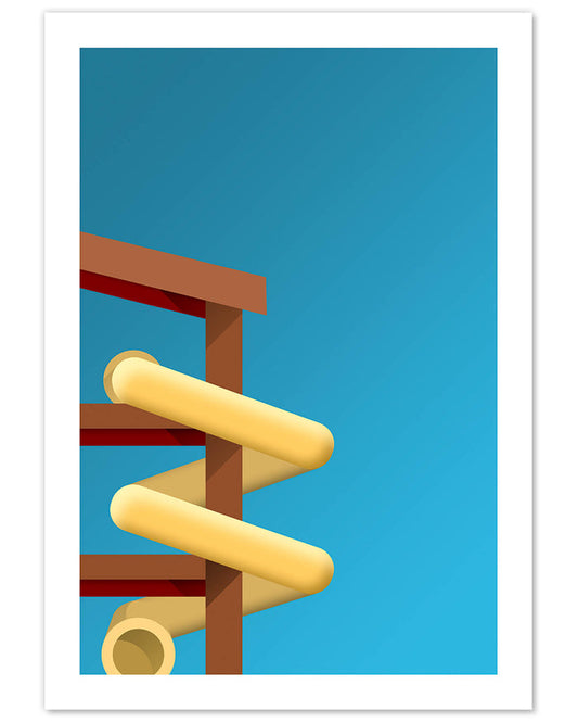 Minimalist Fox Cities Stadium Art Print
