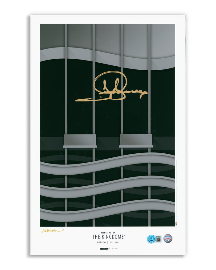 Minimalist Kingdom - Jay Buhner Autographed Poster Print - Authenticated