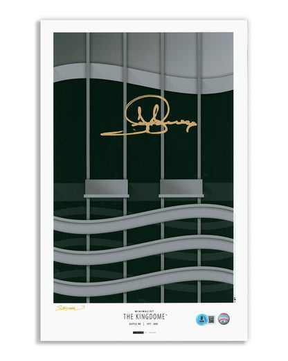 Minimalist Kingdom - Jay Buhner Autographed Poster Print - Authenticated