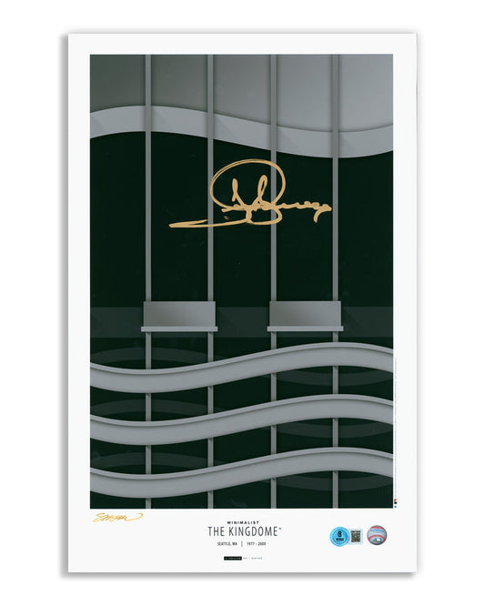 Minimalist Kingdom - Jay Buhner Autographed Poster Print - Authenticated
