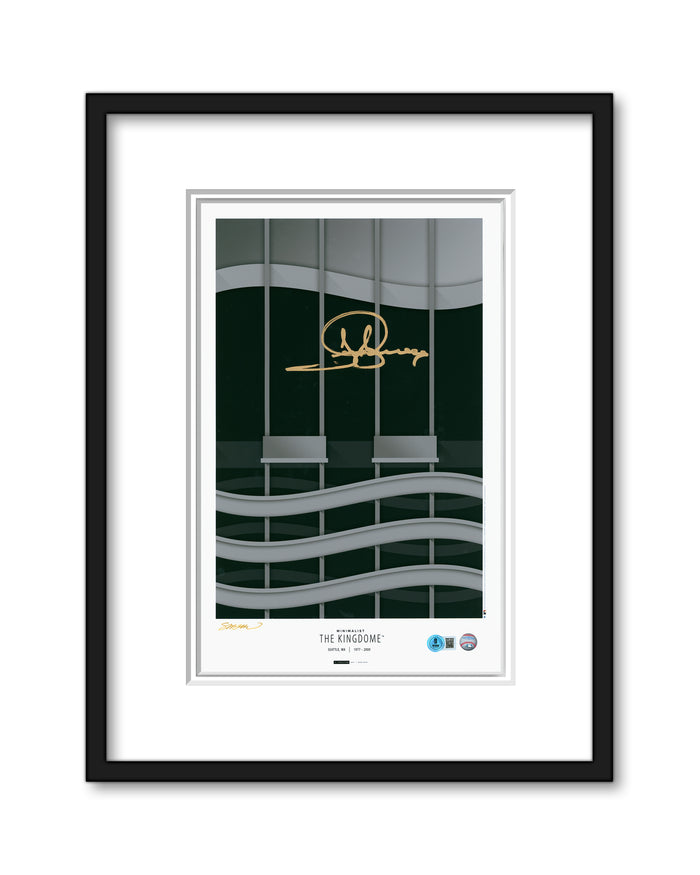 Minimalist Kingdom - Jay Buhner Autographed Poster Print - Authenticated