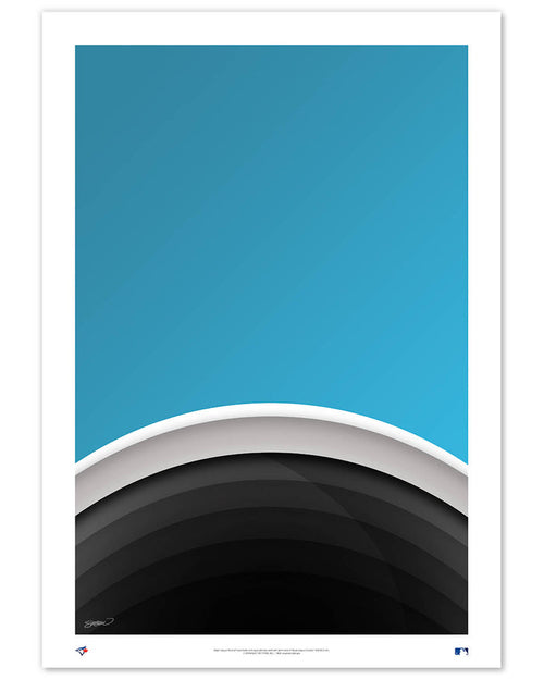 Minimalist Rogers Centre Art Print