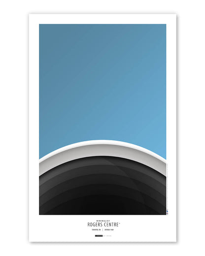 Minimalist Rogers Centre Art Print