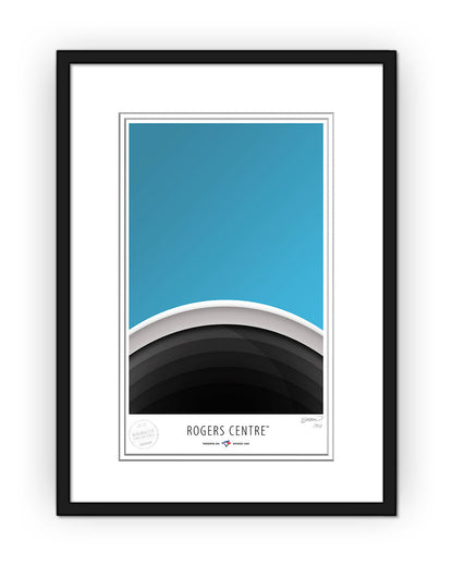 Minimalist Rogers Centre Art Print