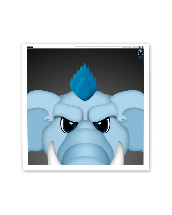 Minimalist Tusky Art Print
